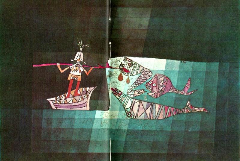 Paul Klee stridsscen i den fantastiska komiska operan china oil painting image